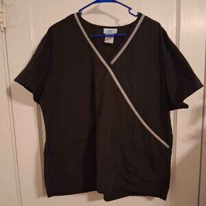 SB Scrub Top| Black with White| XXL